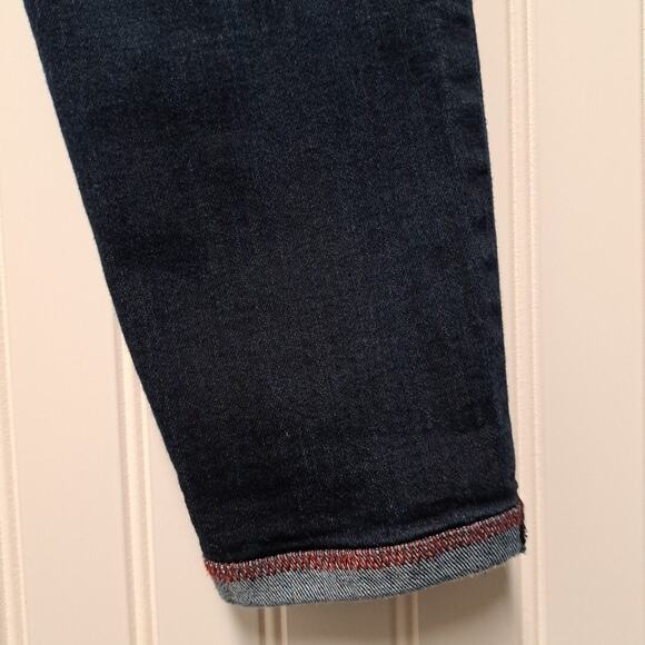 Gap Legging Jeans Womens 8/29 Blue Rinse Stretch Denim Jegging Slim Pants Cuffed - Picture 9 of 15